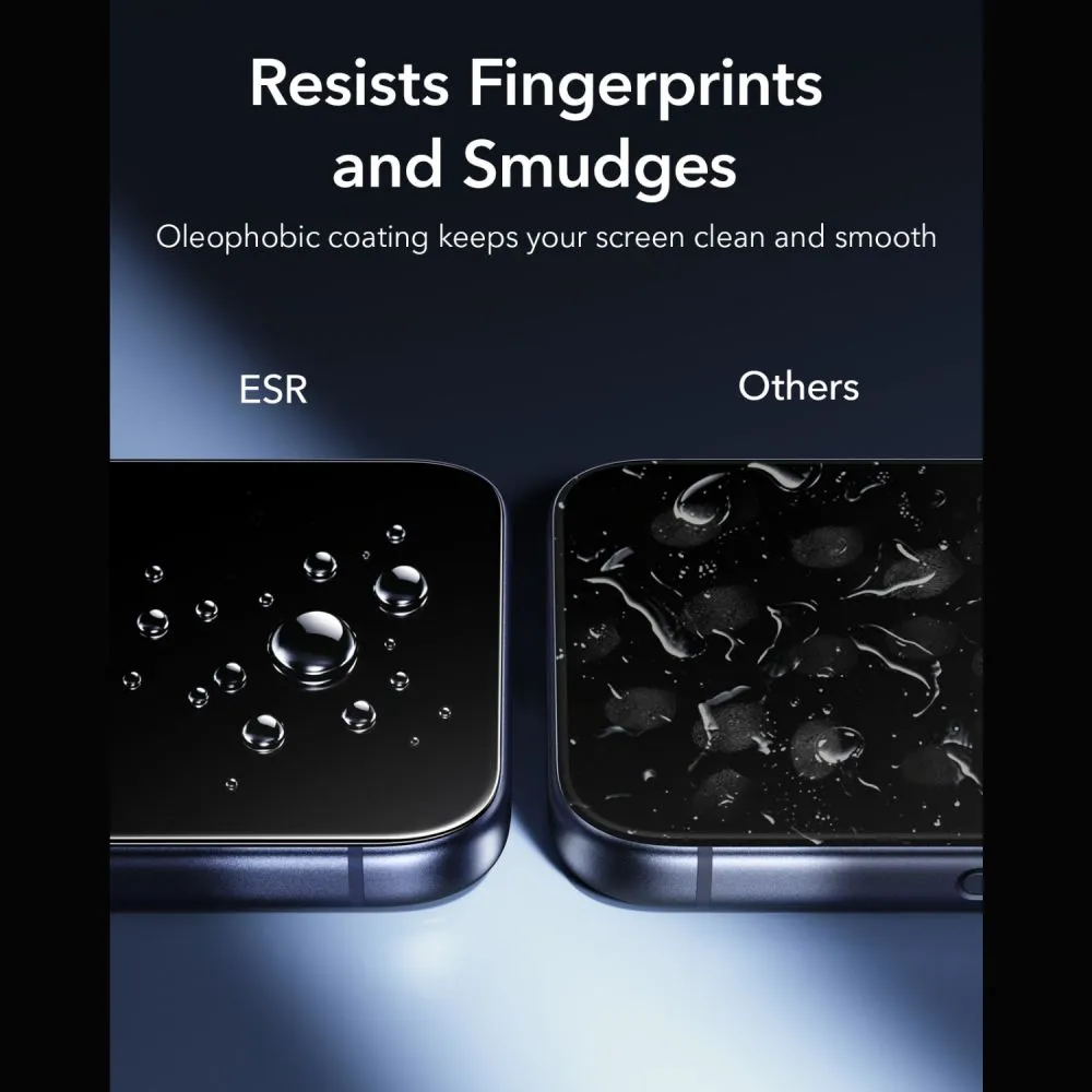 Apple iPhone 18 Pro Screen Protector ESR ULTRAFIT ARMORITE TEMPERED GLASS 2-PACK