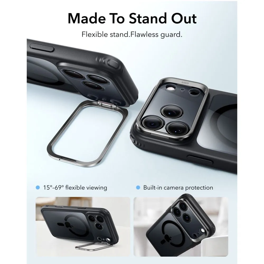 Apple iPhone 18 Pro Phone Cover ESR CLASSIC HYBRID KICKSTAND MAGSAFE