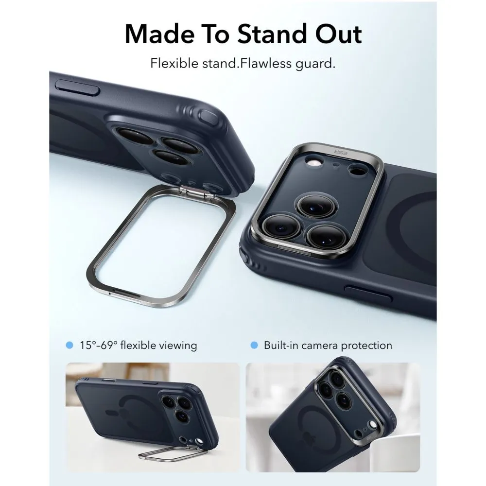 Apple iPhone 18 Pro Phone Cover ESR CLASSIC HYBRID KICKSTAND MAGSAFE