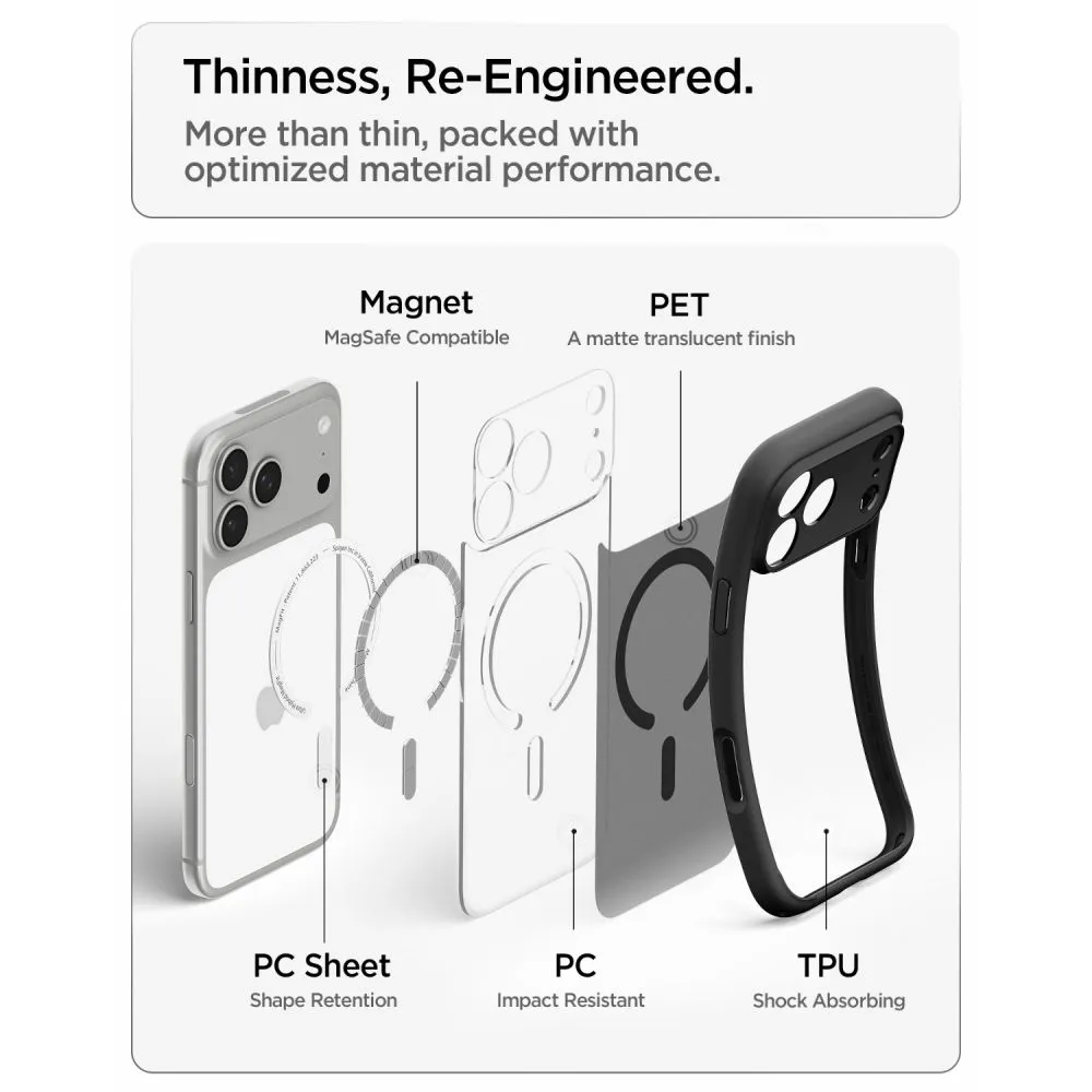 Apple iPhone 18 Pro Telefoni kaaned must SPIGEN ULTRA HYBRID MAGSAFE