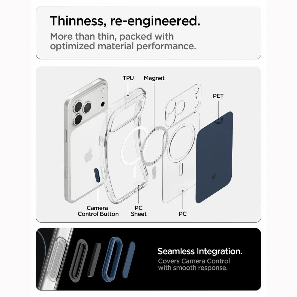 Apple iPhone 18 Pro Telefona vāciņš  SPIGEN ULTRA HYBRID T MAGSAFE