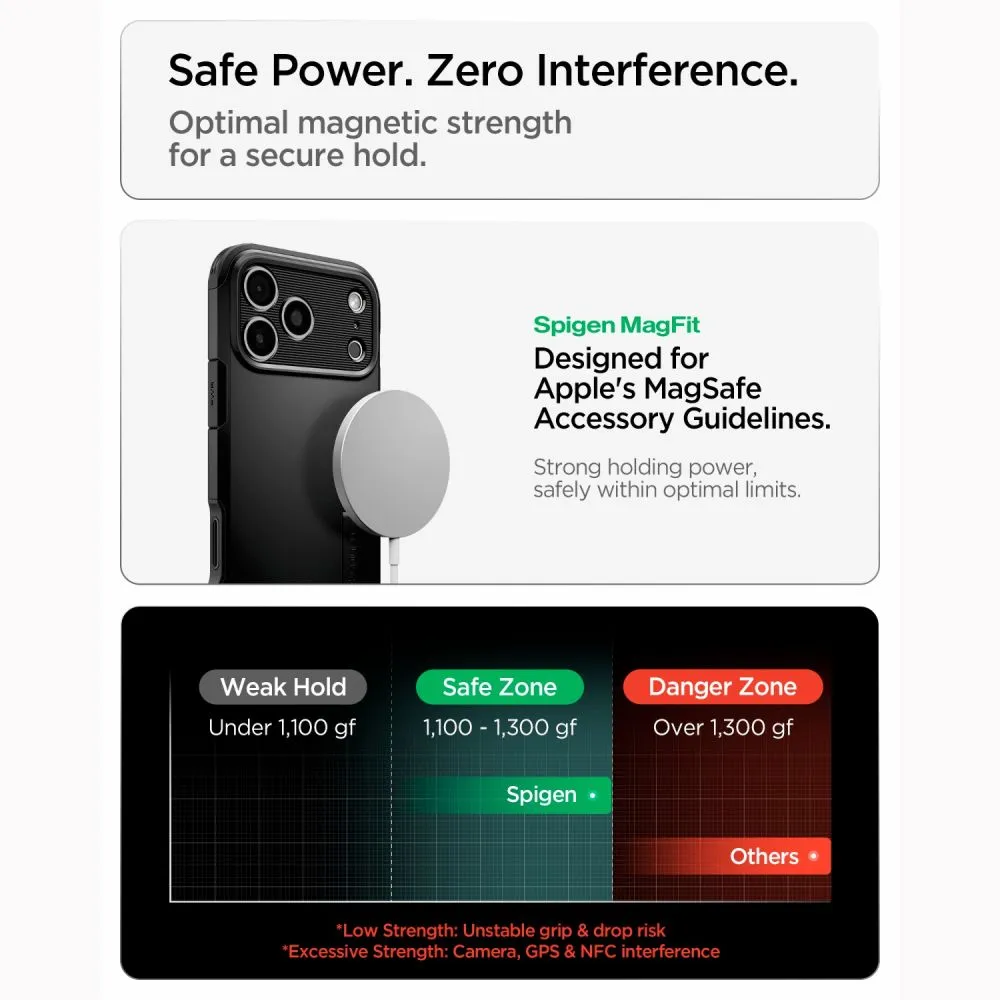 Apple iPhone 18 Pro Telefoni kaaned must SPIGEN TOUGH ARMOR T MAGSAFE