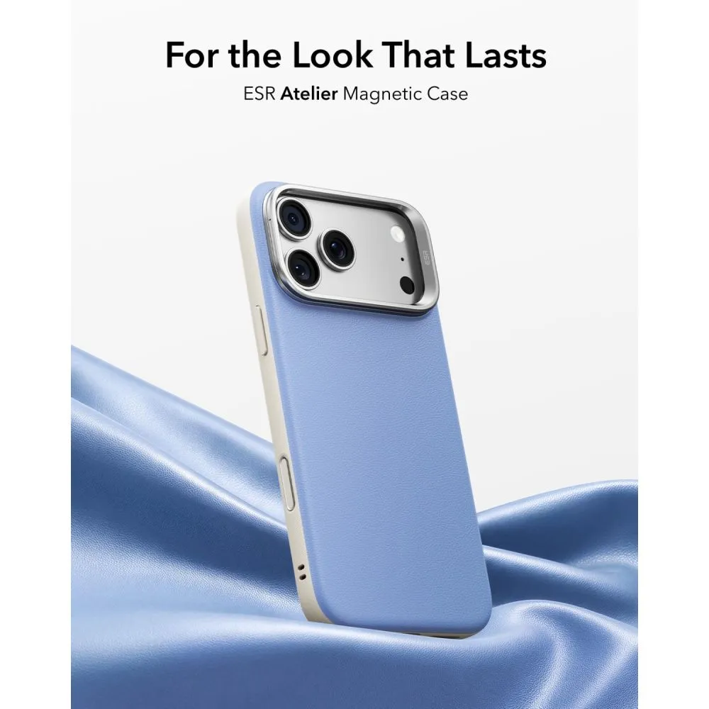 Apple iPhone 18 Pro suojakuori  ESR LEATHER KICKSTAND MAGSAFE