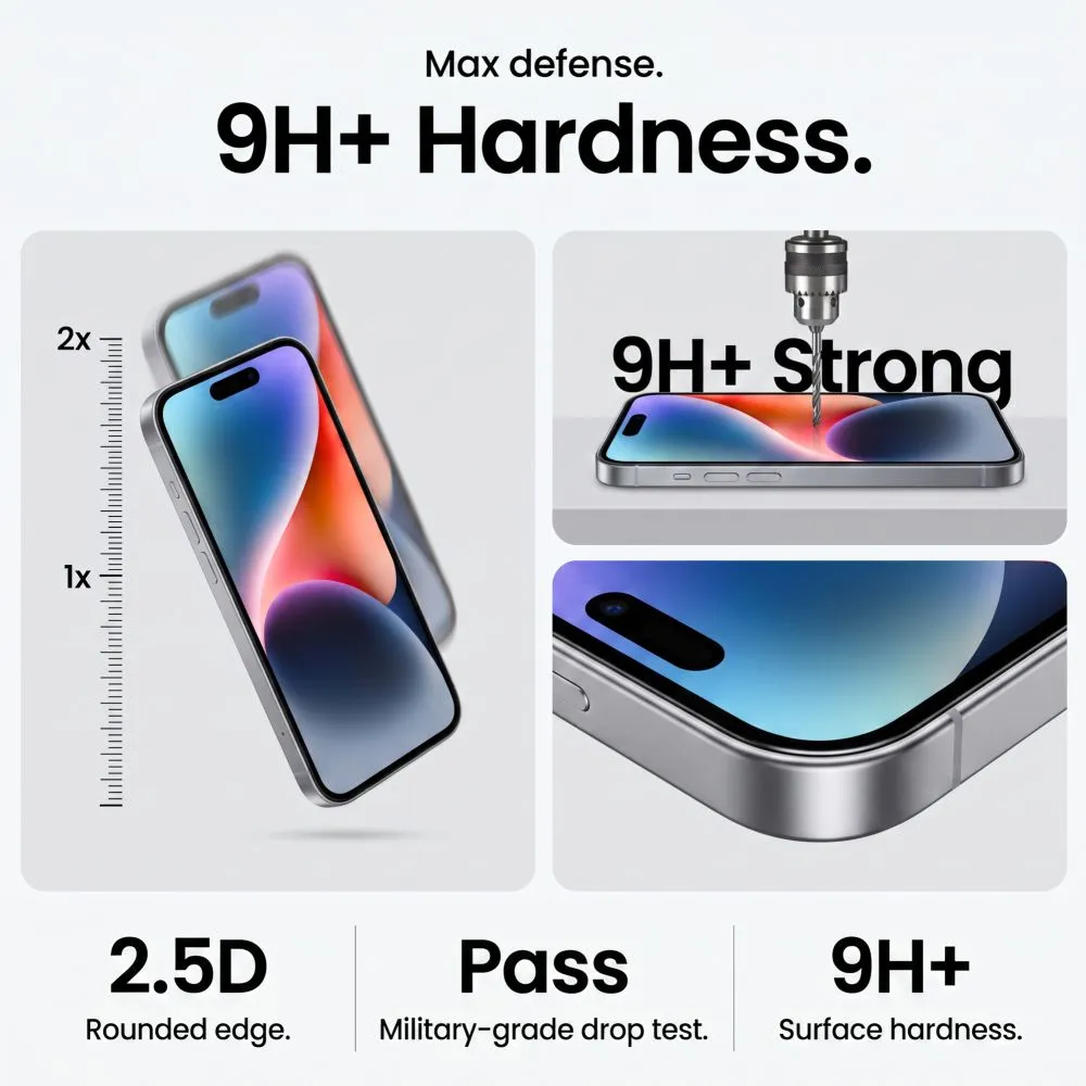 Apple iPhone 18 Pro Ekraanikaitsed  TECH-PROTECT ONETOUCH SET+ 2-PACK
