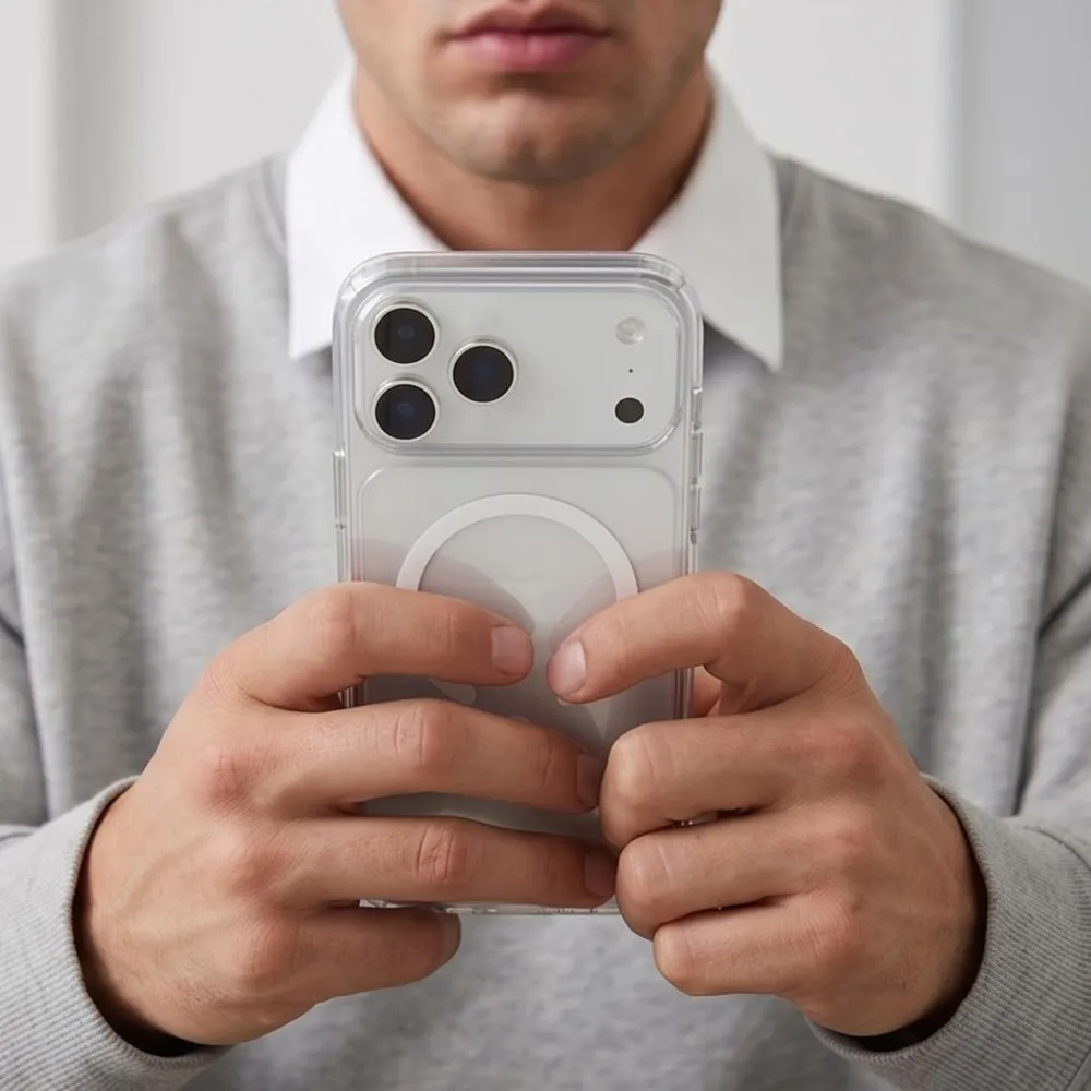 Apple iPhone 18 Pro suojakuori läpinäkyvä TECH-PROTECT FLEXAIR HYBRID CC MAGSAFE