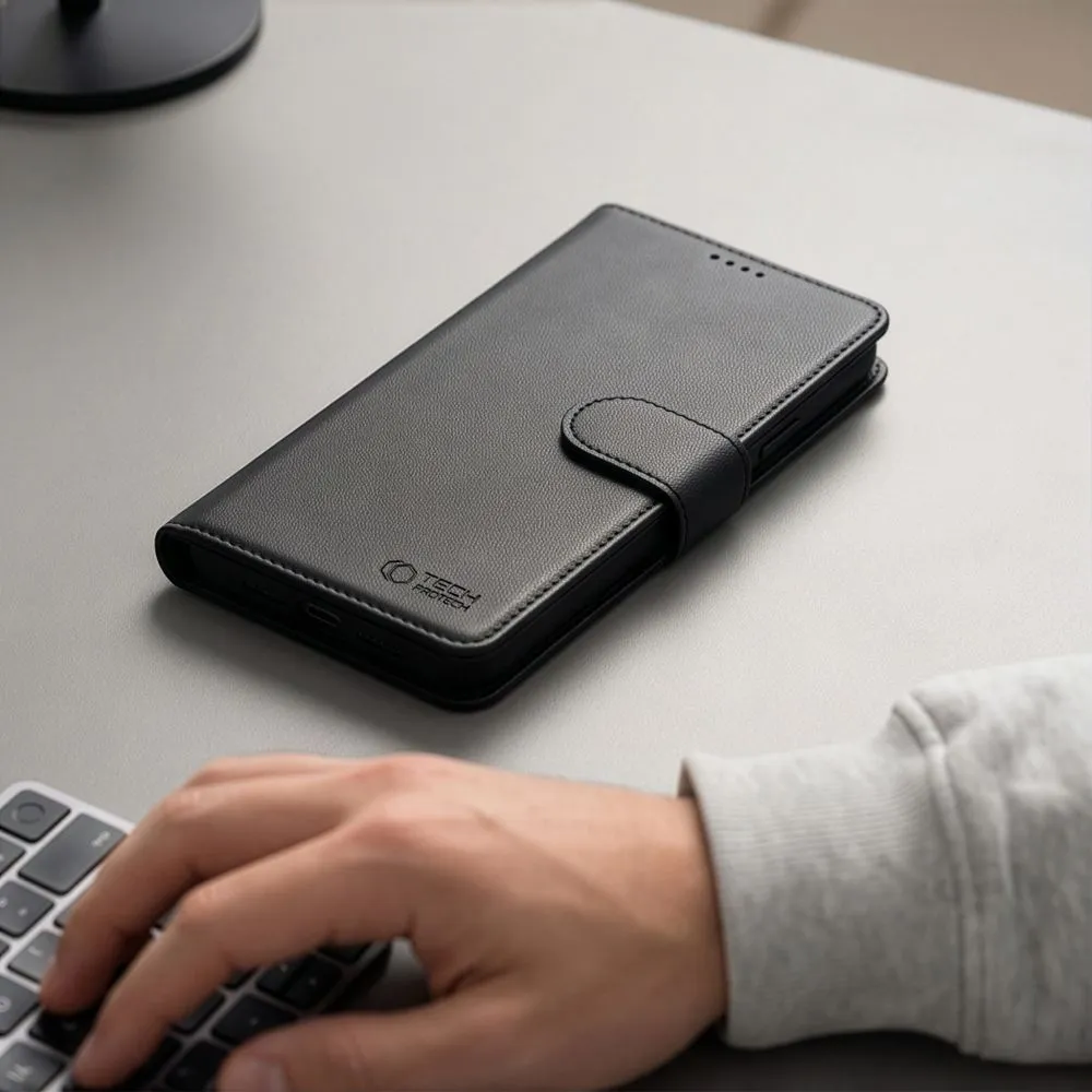 Apple iPhone 18 Pro suojakotelo musta TECH-PROTECT WALLET MAGSAFE