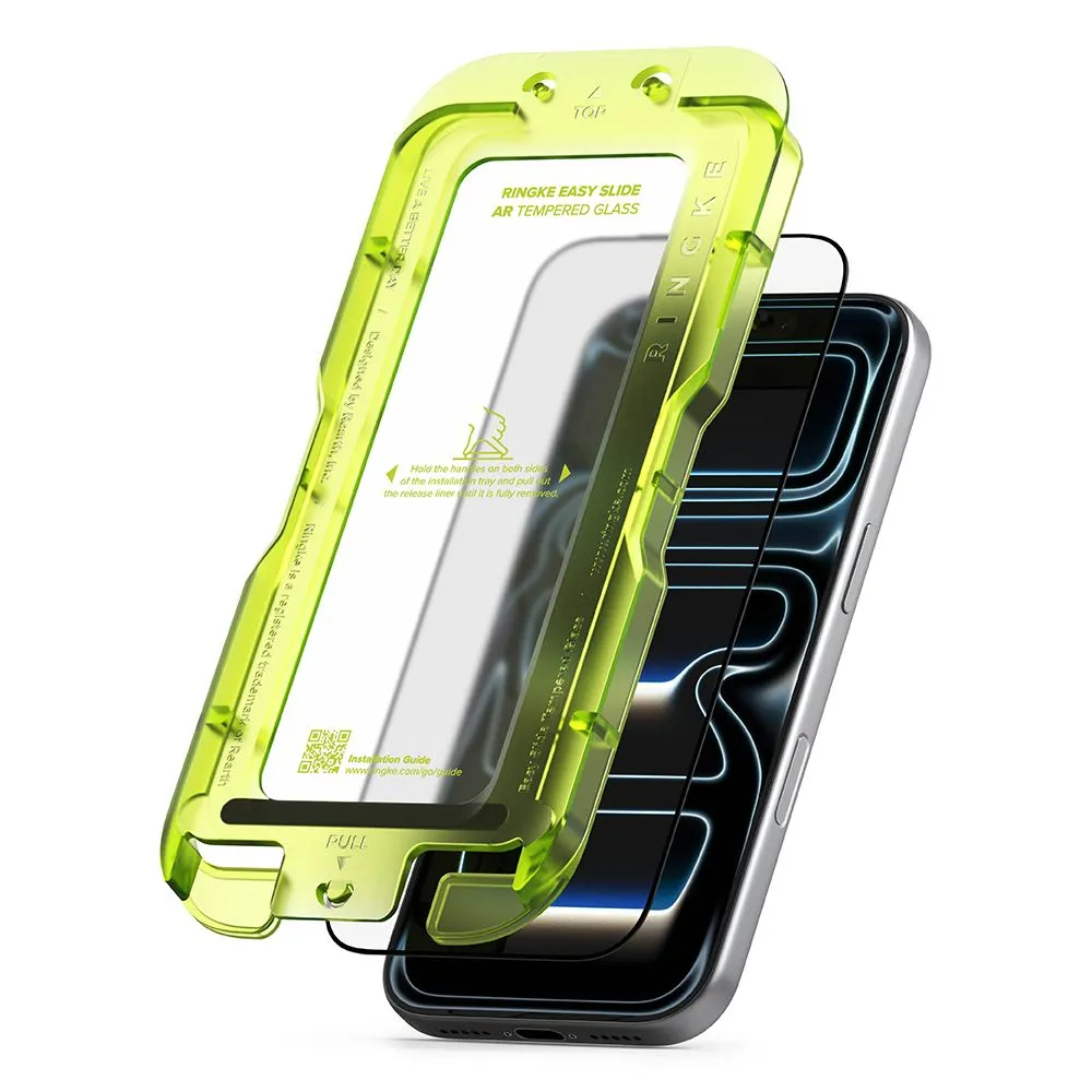 Apple iPhone 18 Pro Aizsargstikls  RINGKE EASY SLIDE ANTI REFLECTIVE TEMPERED GLASS
