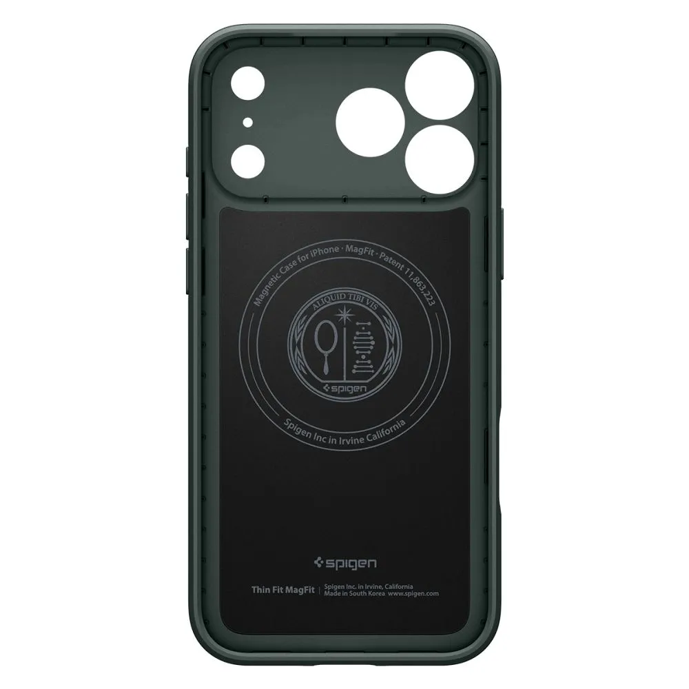 Apple iPhone 18 Pro Telefoni kaaned roheline SPIGEN THIN FIT MAGSAFE