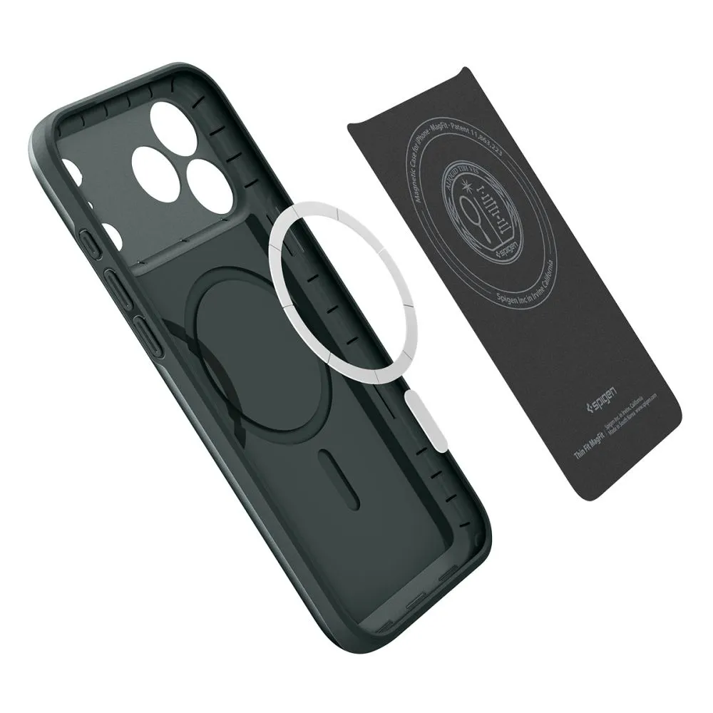 Apple iPhone 18 Pro Telefoni kaaned roheline SPIGEN THIN FIT MAGSAFE