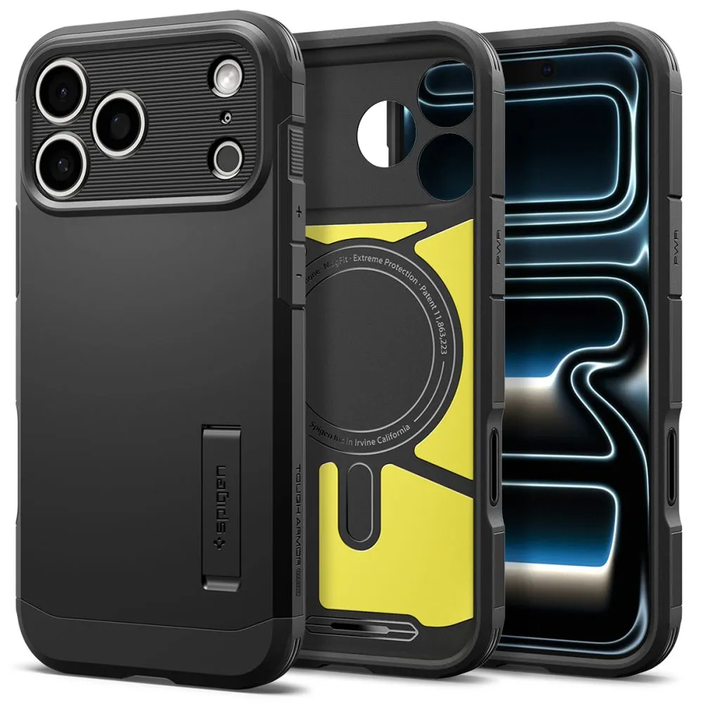 Apple iPhone 18 Pro Telefoni kaaned must SPIGEN TOUGH ARMOR T MAGSAFE