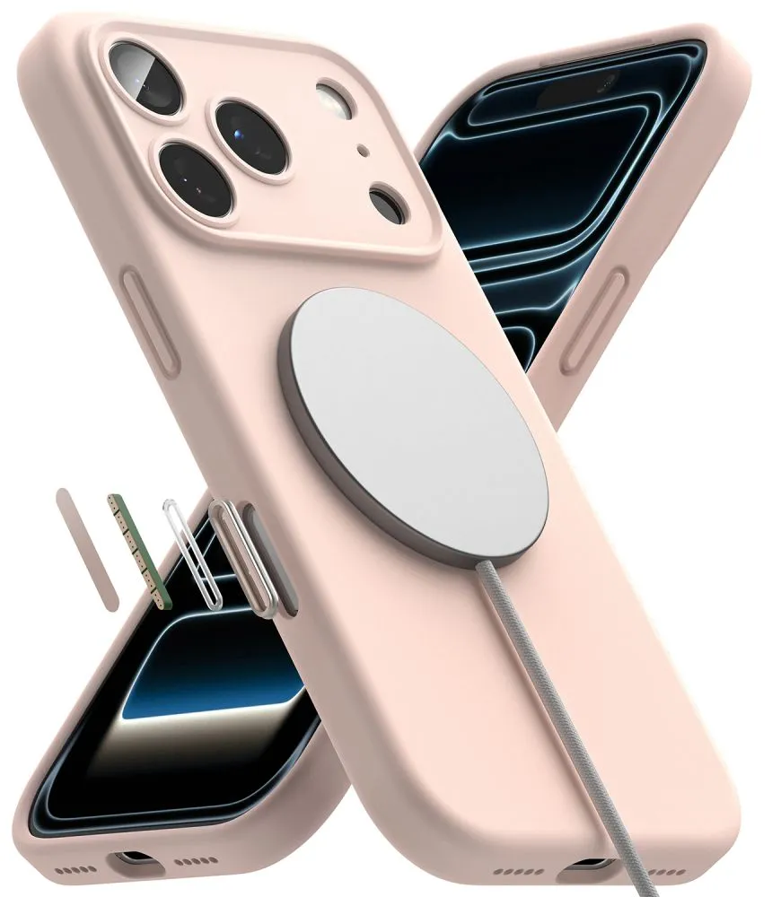Apple iPhone 18 Pro Telefono dangteliai  RINGKE SILICONE MAGNETIC MAGSAFE