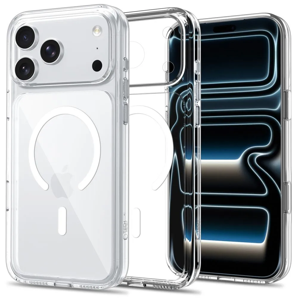 Apple iPhone 18 Pro suojakuori läpinäkyvä TECH-PROTECT FLEXAIR HYBRID CC MAGSAFE