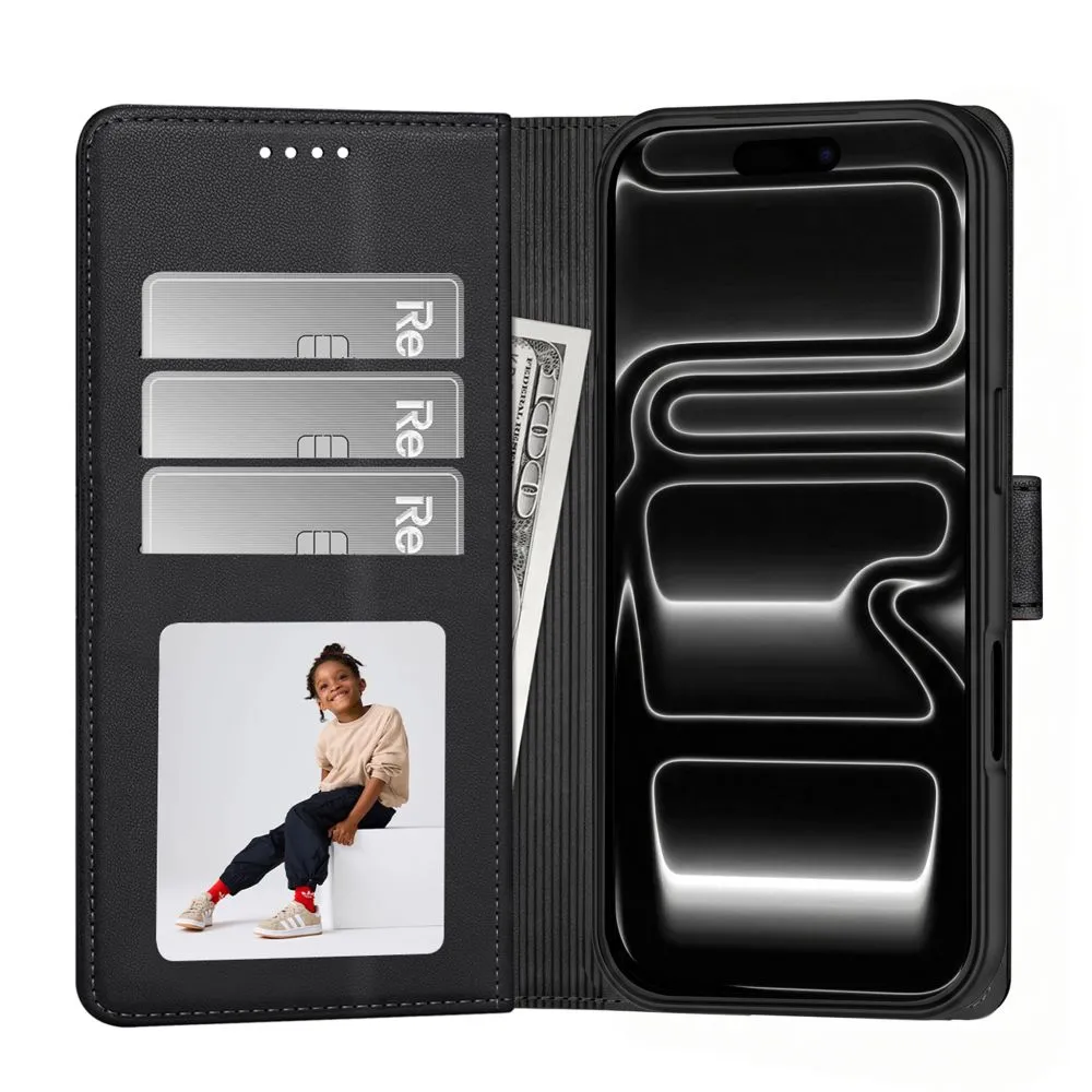 Apple iPhone 18 Pro suojakotelo musta TECH-PROTECT WALLET MAGSAFE