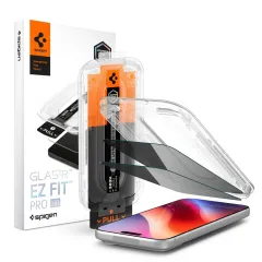 iPhone iPhone 18 Pro panssarilasi SPIGEN GLAS.TR EZ FIT PRO HD AC 2-PACK PRIVACY Apple iPhone 18 Pro