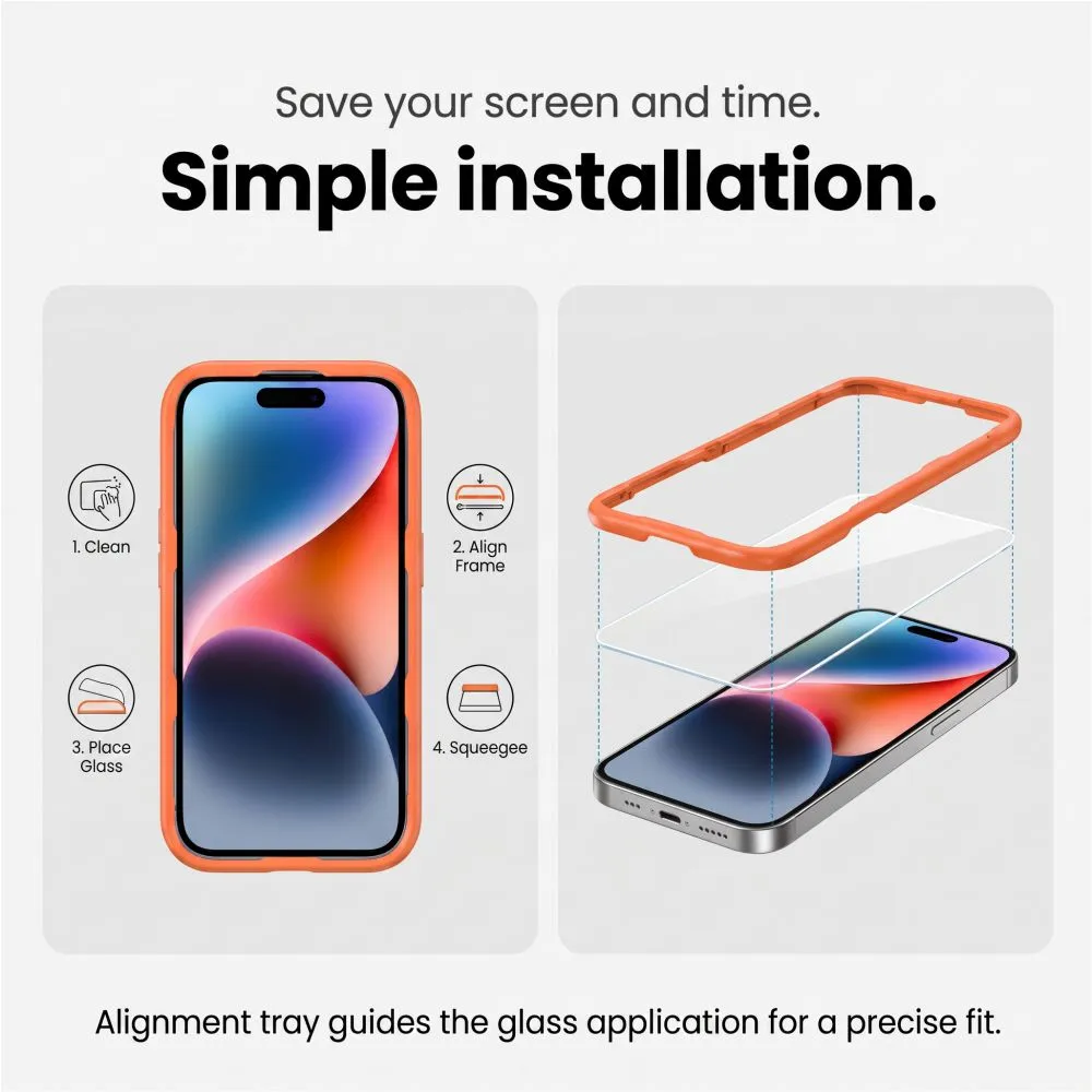 Apple iPhone 18 Pro Max Aizsargstikls  TECH-PROTECT EASY SET+ 3-PACK