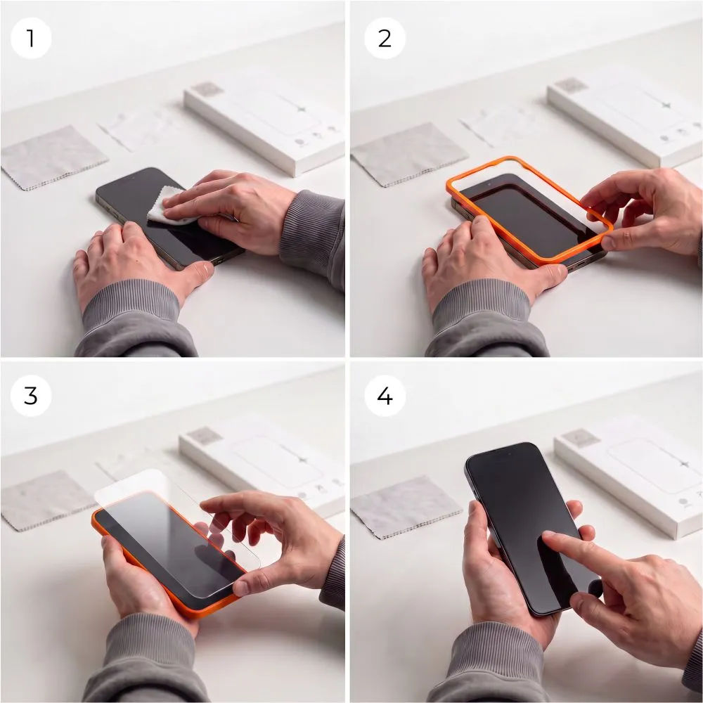 Apple iPhone 18 Pro Max Aizsargstikls  TECH-PROTECT EASY SET+ 3-PACK