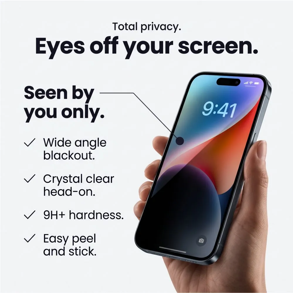 Apple iPhone 18 Pro Max Screen Protector TECH-PROTECT GLASS SPY+ PRIVACY 2-PACK