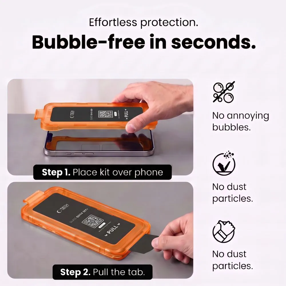 Apple iPhone 18 Pro Max Screen Protector TECH-PROTECT QUICK SET SPY+ PRIVACY 2-PACK
