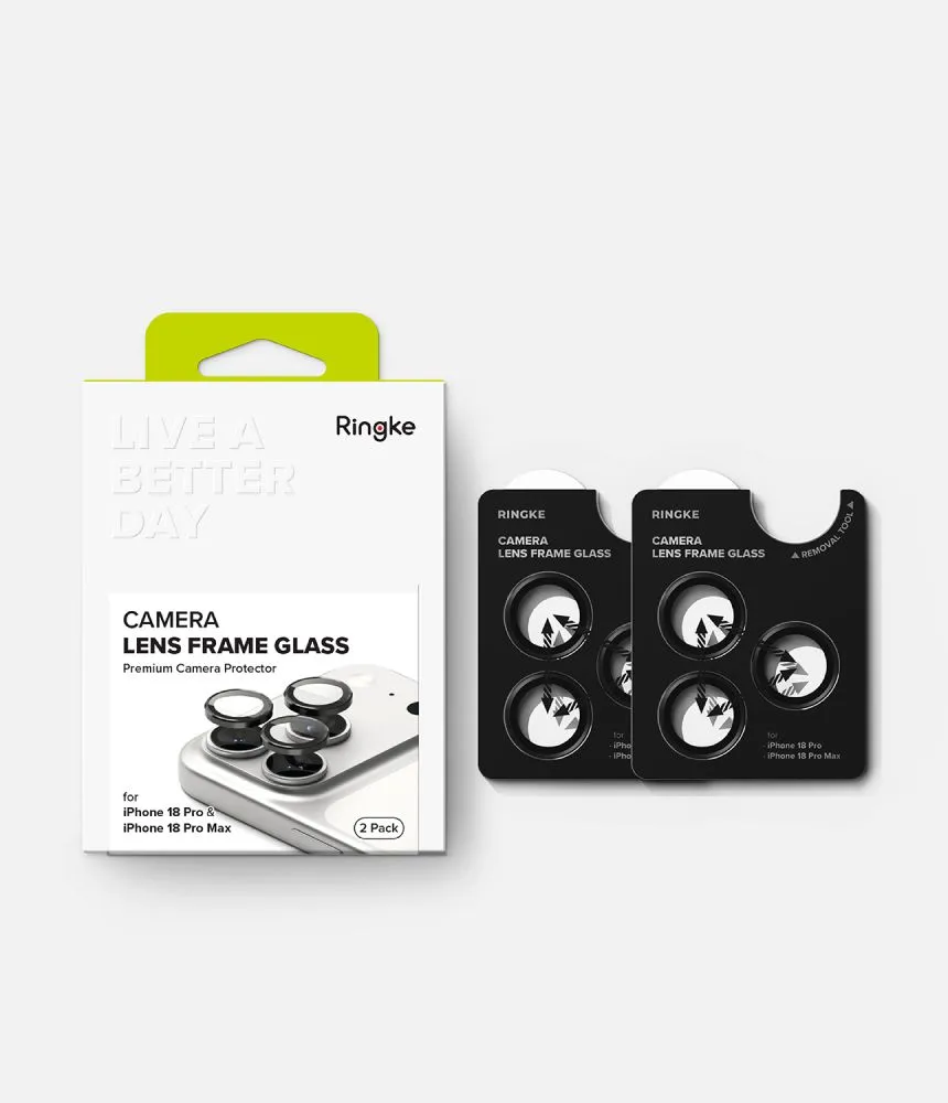 Apple iPhone 18 Pro Max Screen Protector RINGKE CAMERA FRAME PROTECTOR 2-PACK