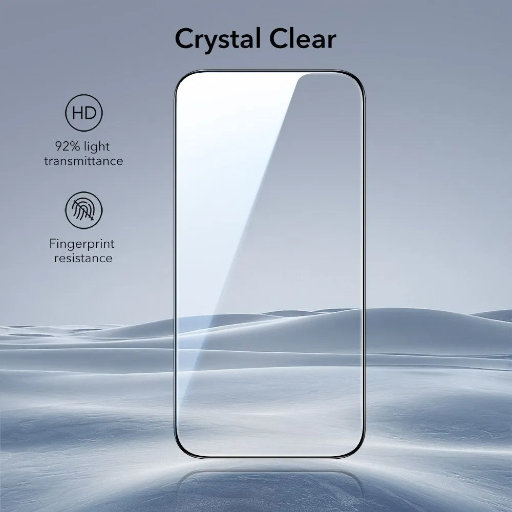 Apple iPhone 18 Pro Max Screen Protector ESR ULTRAFIT TEMPERED GLASS 2-PACK