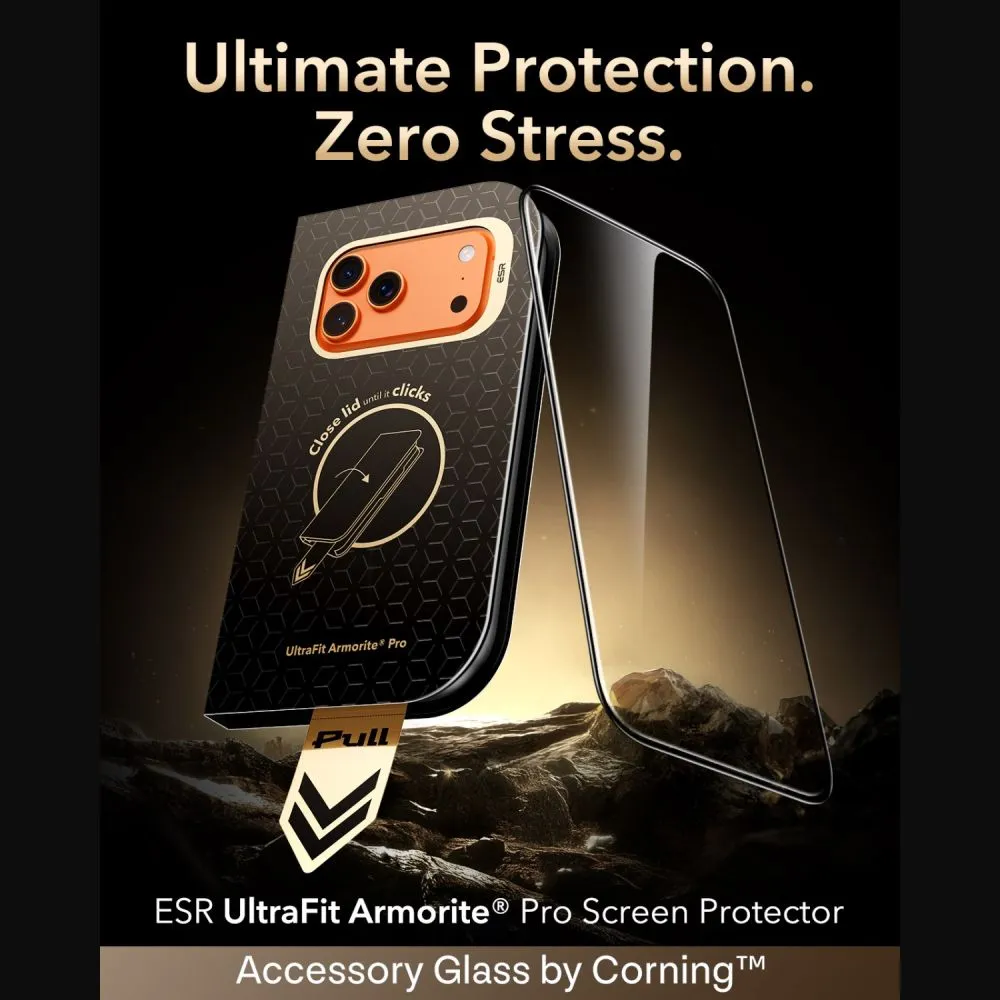 Apple iPhone 18 Pro Max Screen Protector ESR ULTRAFIT ARMORITE PRO TEMPERED GLASS