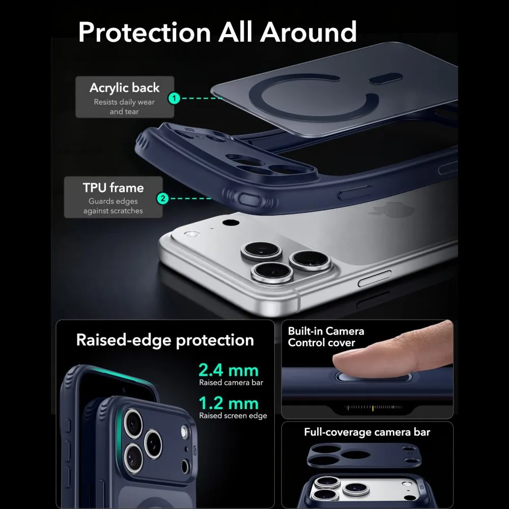 Apple iPhone 18 Pro Max Phone Cover ESR CLASSIC HYBRID MAGSAFE