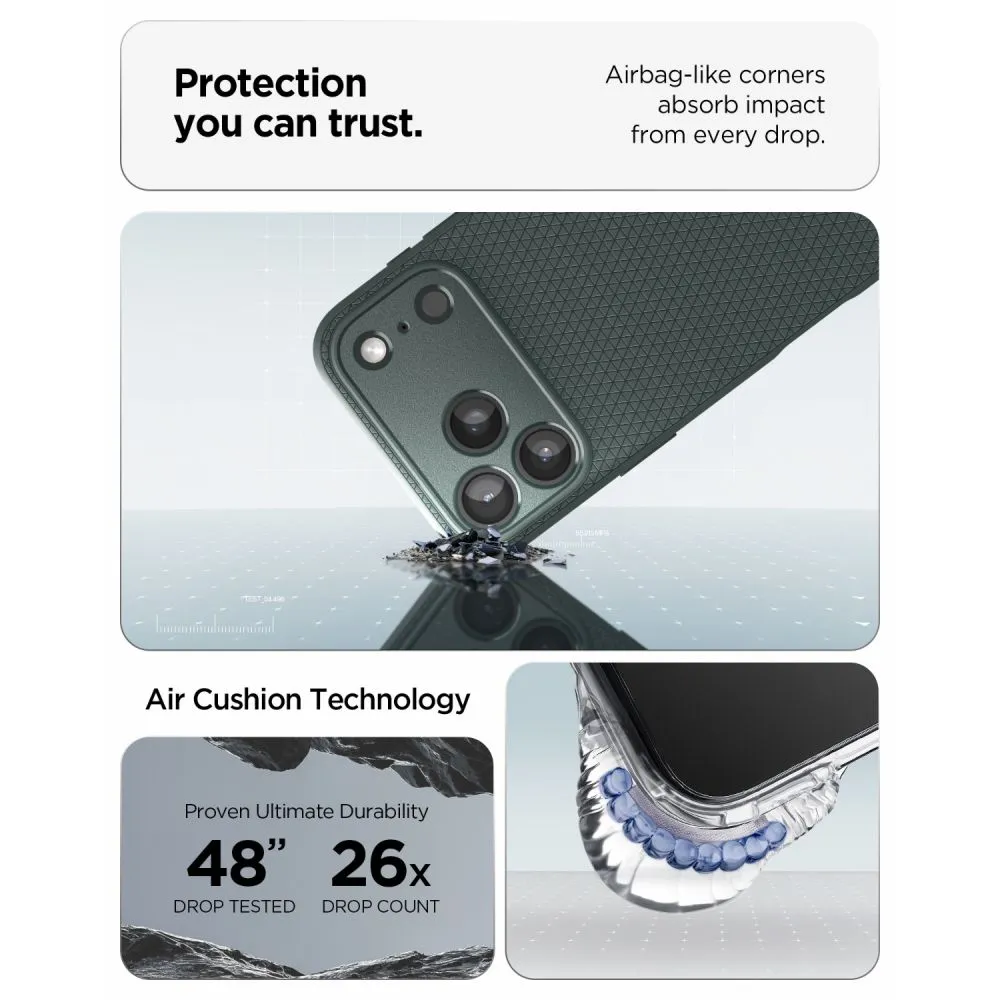 Apple iPhone 18 Pro Max Telefona vāciņš zaļš SPIGEN LIQUID AIR