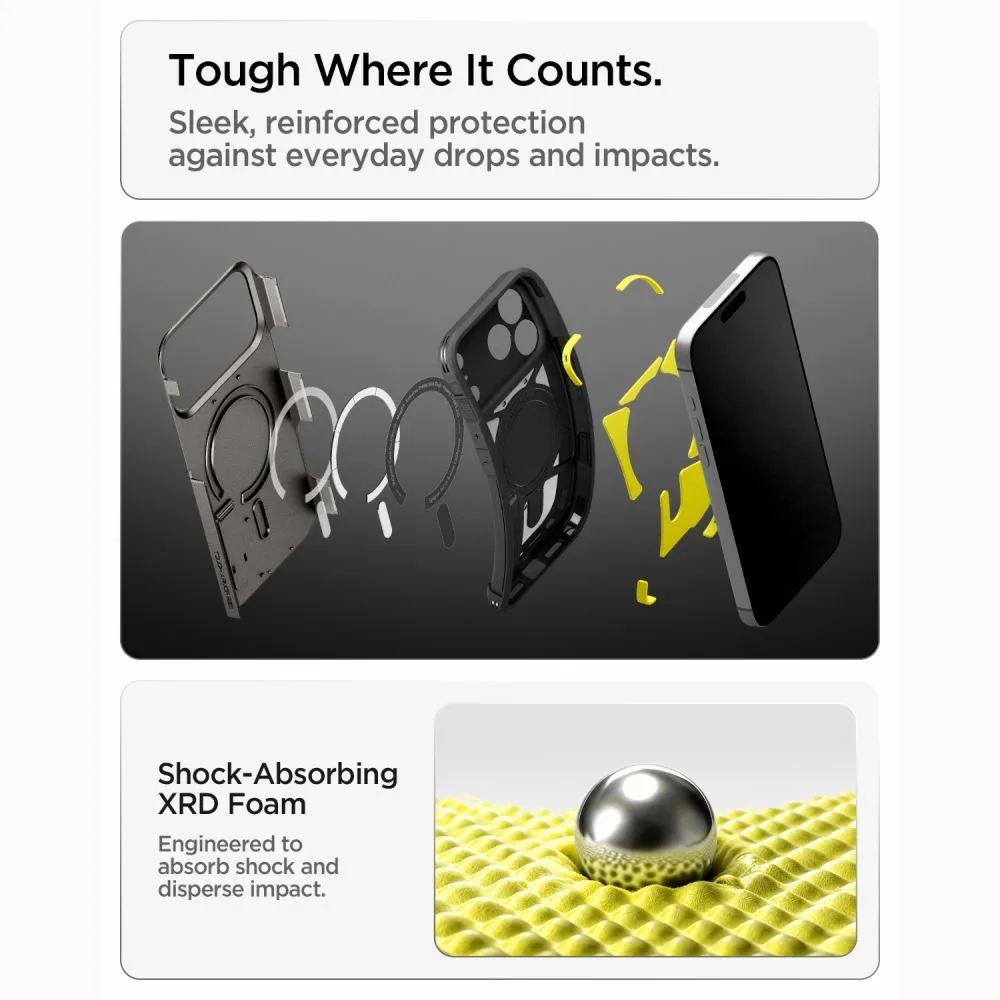 Apple iPhone 18 Pro Max Telefona vāciņš SPIGEN TOUGH ARMOR T MAGSAFE