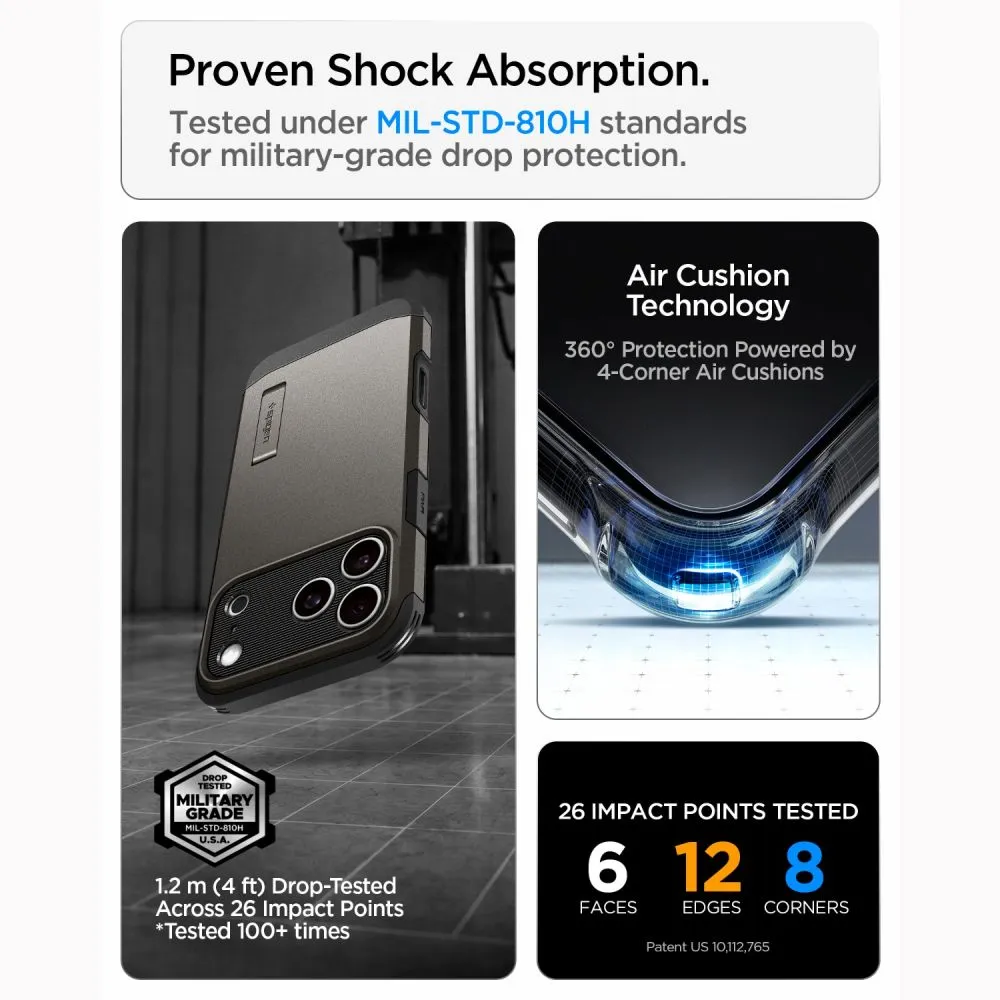 Apple iPhone 18 Pro Max Telefona vāciņš SPIGEN TOUGH ARMOR T MAGSAFE