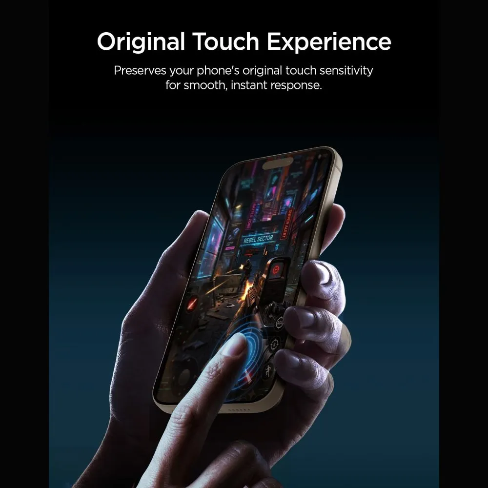 Apple iPhone 18 Pro Max защитное стекло  SPIGEN GLAS.TR EZ FIT PRO HD AC 2-PACK