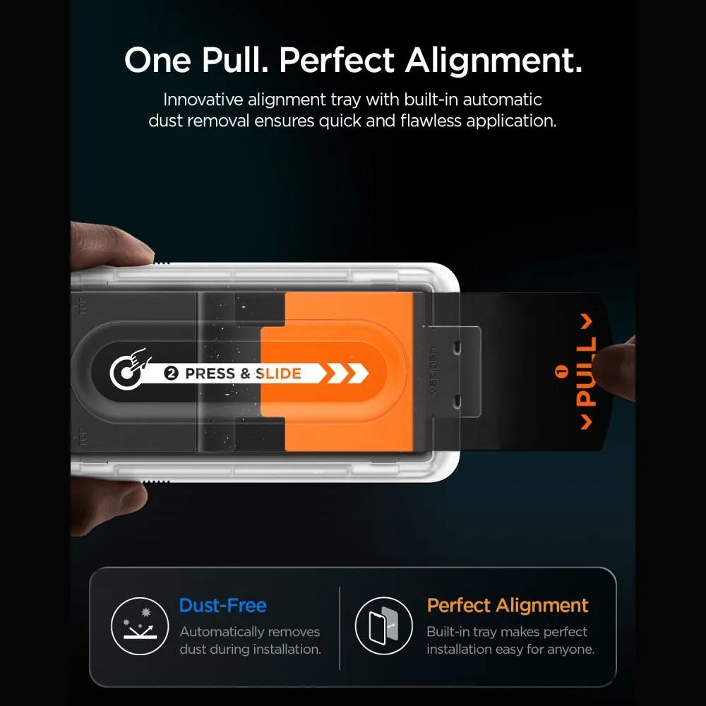 Apple iPhone 18 Pro Max защитное стекло  SPIGEN GLAS.TR EZ FIT PRO HD AC 2-PACK