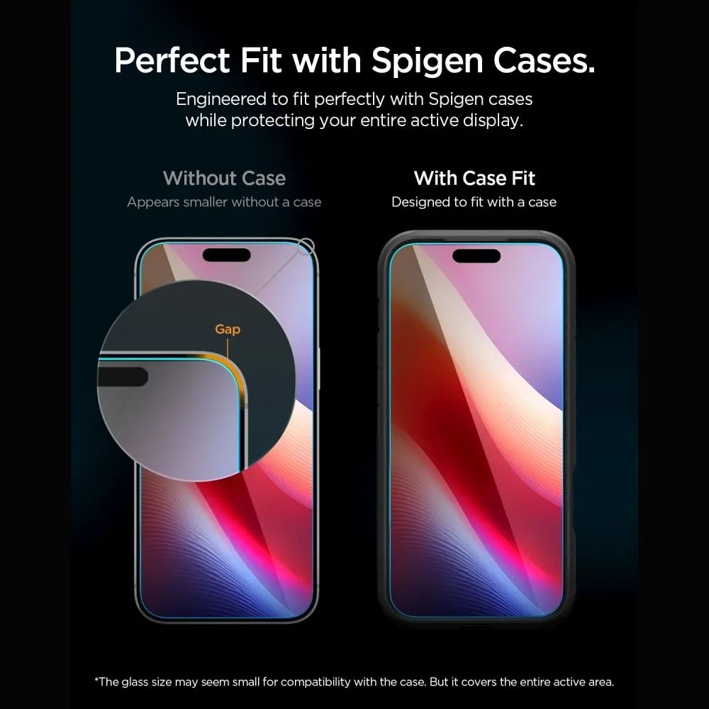 Apple iPhone 18 Pro Max защитное стекло  SPIGEN GLAS.TR EZ FIT PRO HD AC 2-PACK
