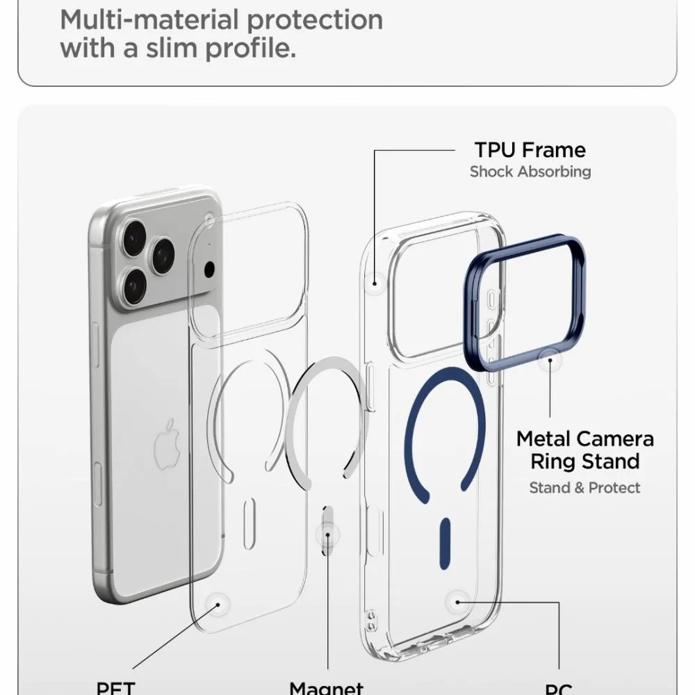 Apple iPhone 18 Pro Max Phone Cover  SPIGEN ULTRA HYBRID OPTIK S MAGSAFE