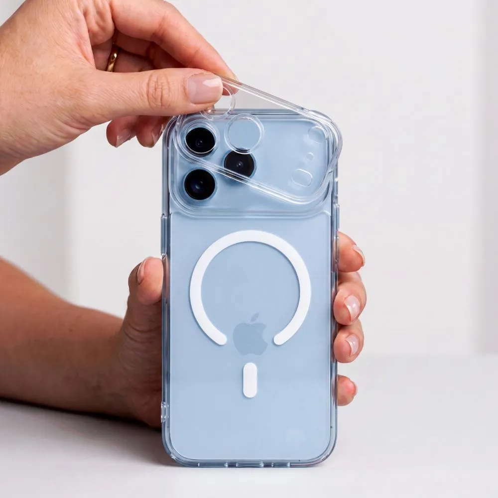 Apple iPhone 18 Pro Max suojakuori läpinäkyvä TECH-PROTECT MAGPEAK MAGSAFE CC