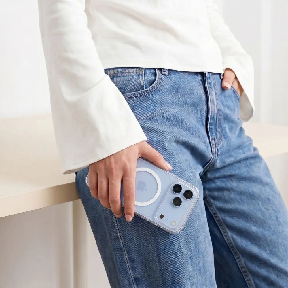 Apple iPhone 18 Pro Max Telefona vāciņš caurspīdīgs TECH-PROTECT FLEXAIR HYBRID MAGSAFE