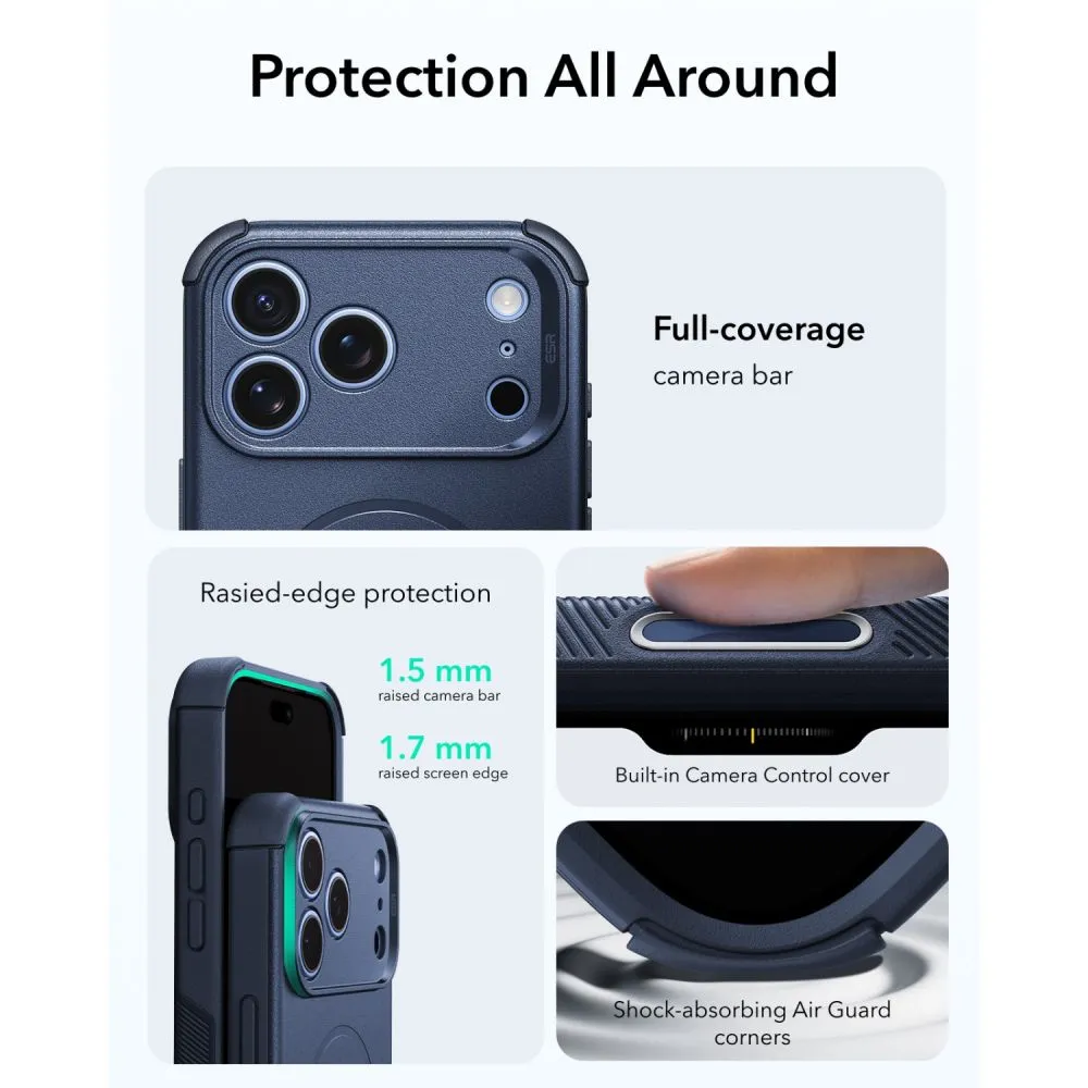 Apple iPhone 18 Pro Max Telefoni kaaned valge ESR CYBER TOUGH MAGSAFE