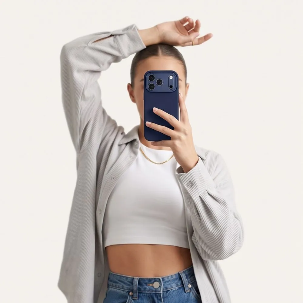 Apple iPhone 18 Pro Max Telefona vāciņš zils TECH-PROTECT UNIQ MAGSAFE CC