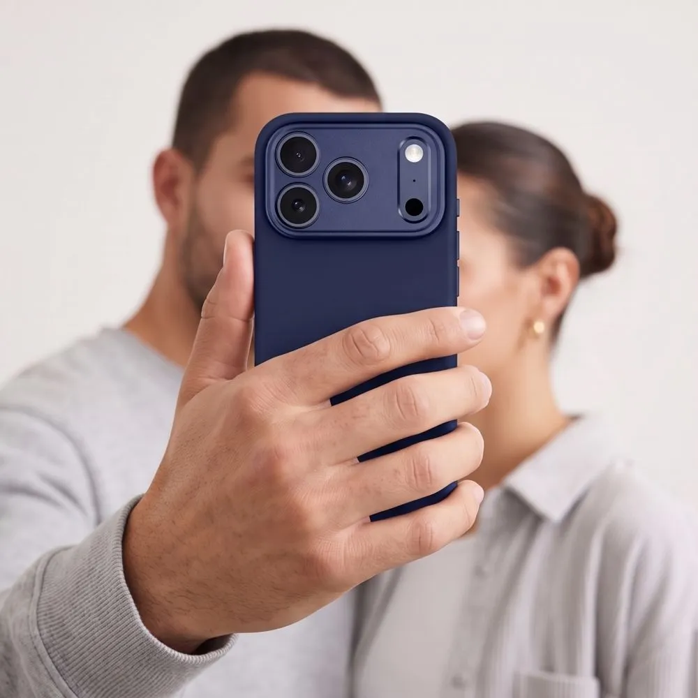 Apple iPhone 18 Pro Max Telefona vāciņš zils TECH-PROTECT UNIQ MAGSAFE CC