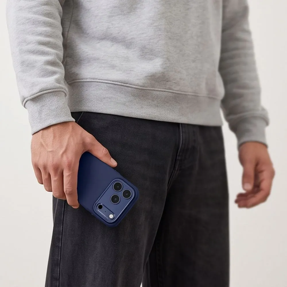Apple iPhone 18 Pro Max Telefona vāciņš zils TECH-PROTECT UNIQ MAGSAFE CC