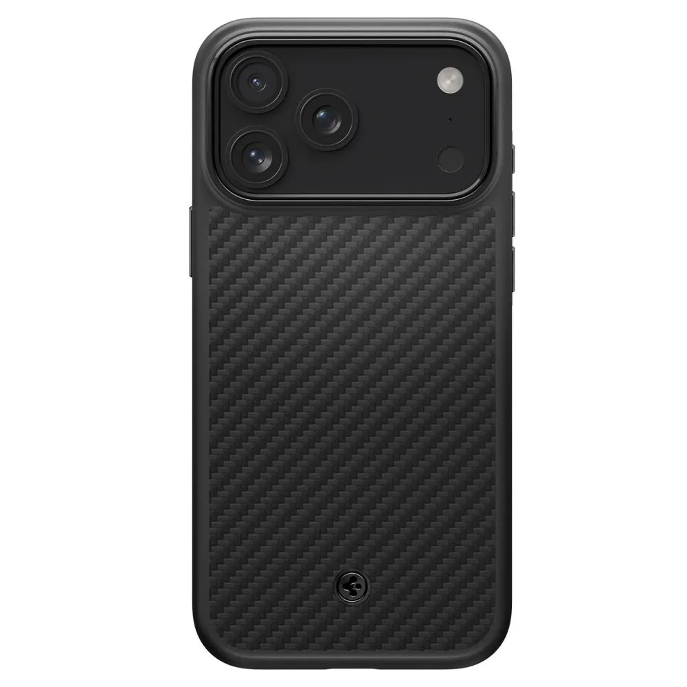 Apple iPhone 18 Pro Max Telefona vāciņš melns SPIGEN ENZO ARAMID ”T” MAG MAGSAFE