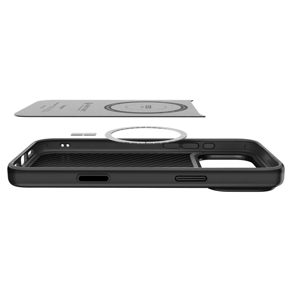 Apple iPhone 18 Pro Max Telefona vāciņš melns SPIGEN ENZO ARAMID ”T” MAG MAGSAFE