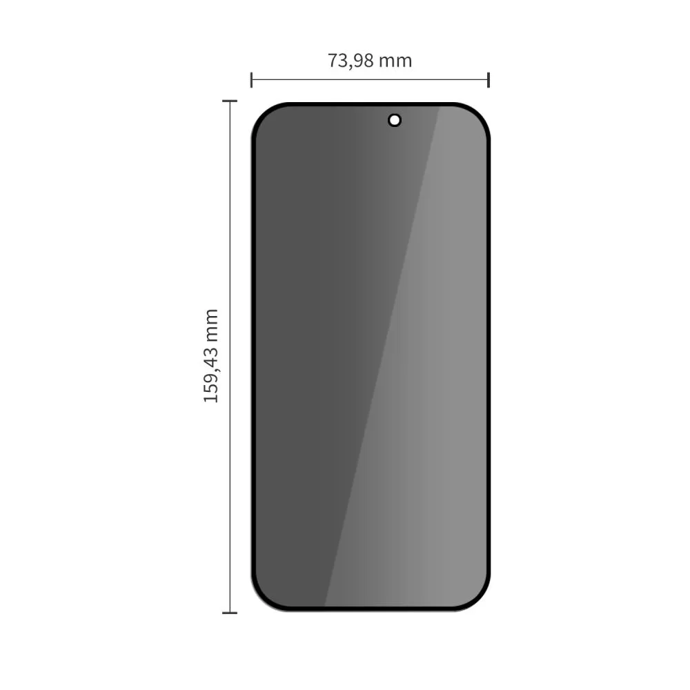 Apple iPhone 18 Pro Max Screen Protector  TECH-PROTECT GLASS SPY+ PRIVACY 2-PACK