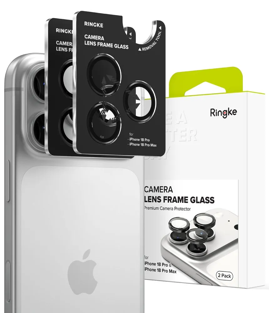Apple iPhone 18 Pro Max Screen Protector RINGKE CAMERA FRAME PROTECTOR 2-PACK
