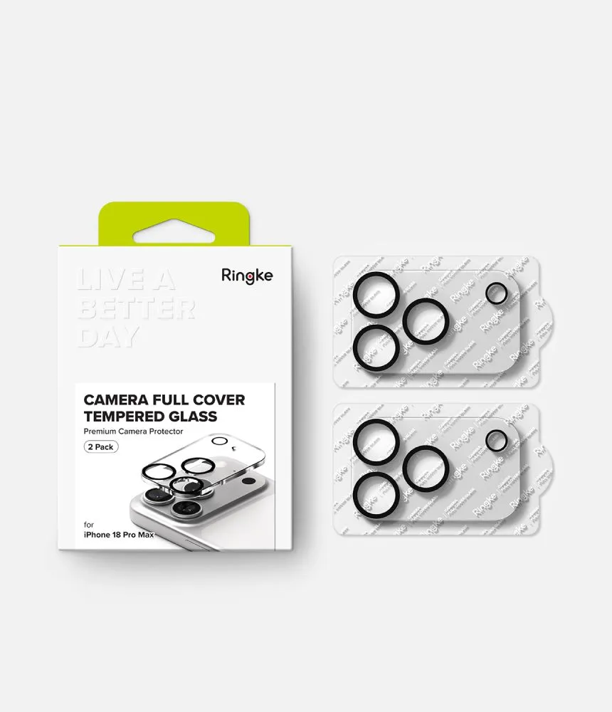 Apple iPhone 18 Pro Max Screen Protector  RINGKE CAMERA FULL COVER 2-PACK