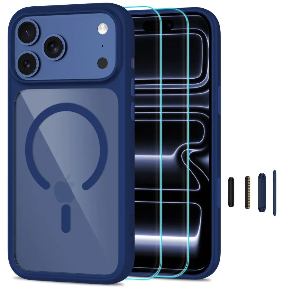 Apple iPhone 18 Pro Max Telefona vāciņš TECH-PROTECT MAGONE MAGSAFE CC + GLASS 2-PACK