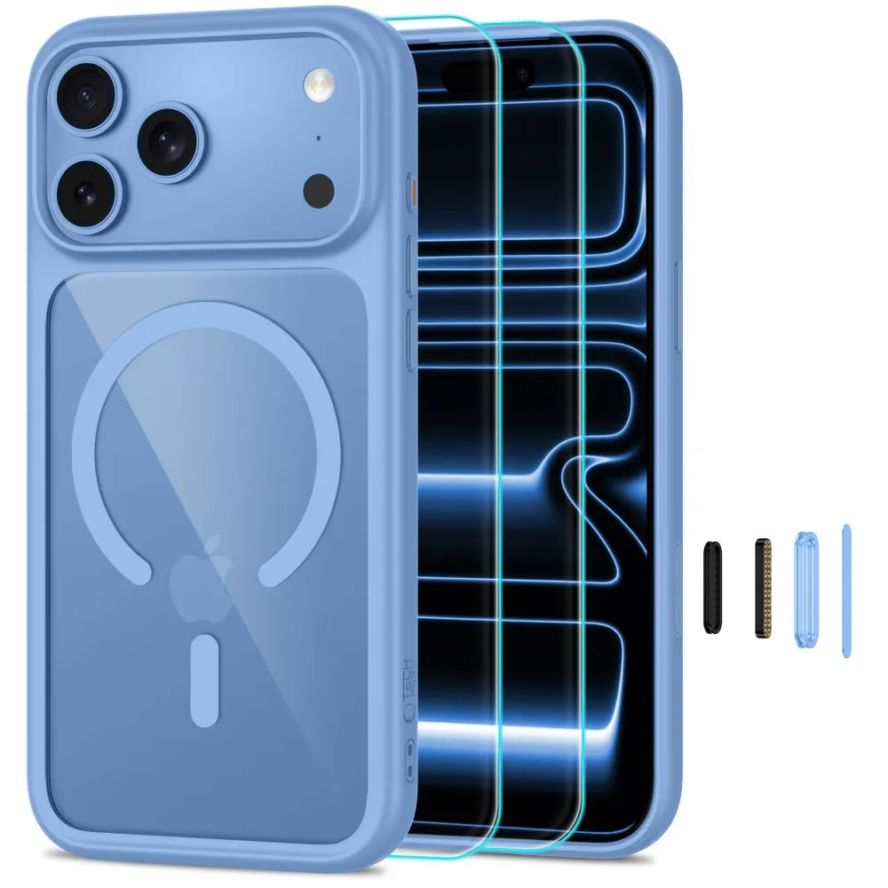 Apple iPhone 18 Pro Max Telefoni kaaned TECH-PROTECT MAGONE MAGSAFE CC + GLASS 2-PACK