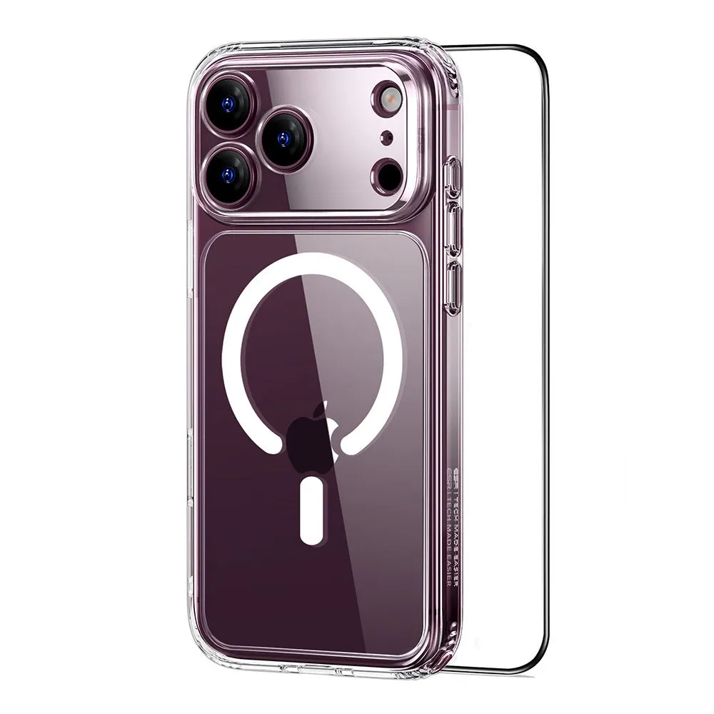 Apple iPhone 18 Pro Max Telefoni kaaned ESR CLASSIC HYBRID MAGSAFE and TEMPERED GLASS