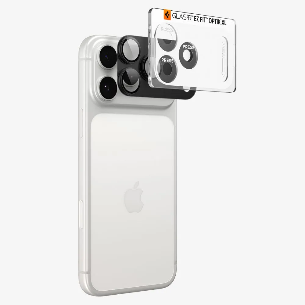 Apple iPhone 18 Pro Max Screen Protector  SPIGEN OPTIK PRO XL GLAS.TR EZ FIT CAMERA PROTECTOR
