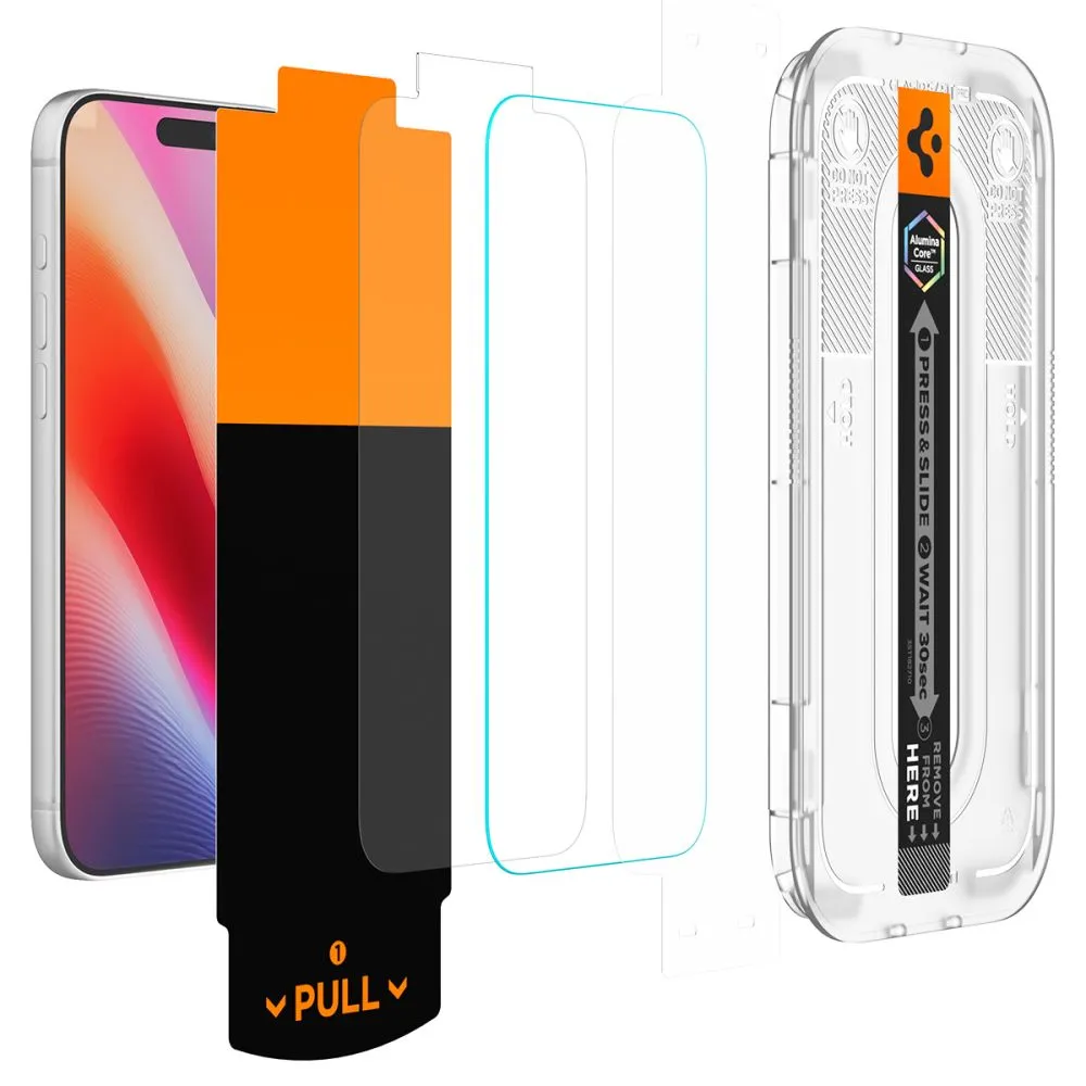Apple iPhone 18 Pro Max защитное стекло  SPIGEN GLAS.TR EZ FIT PRO HD AC 2-PACK