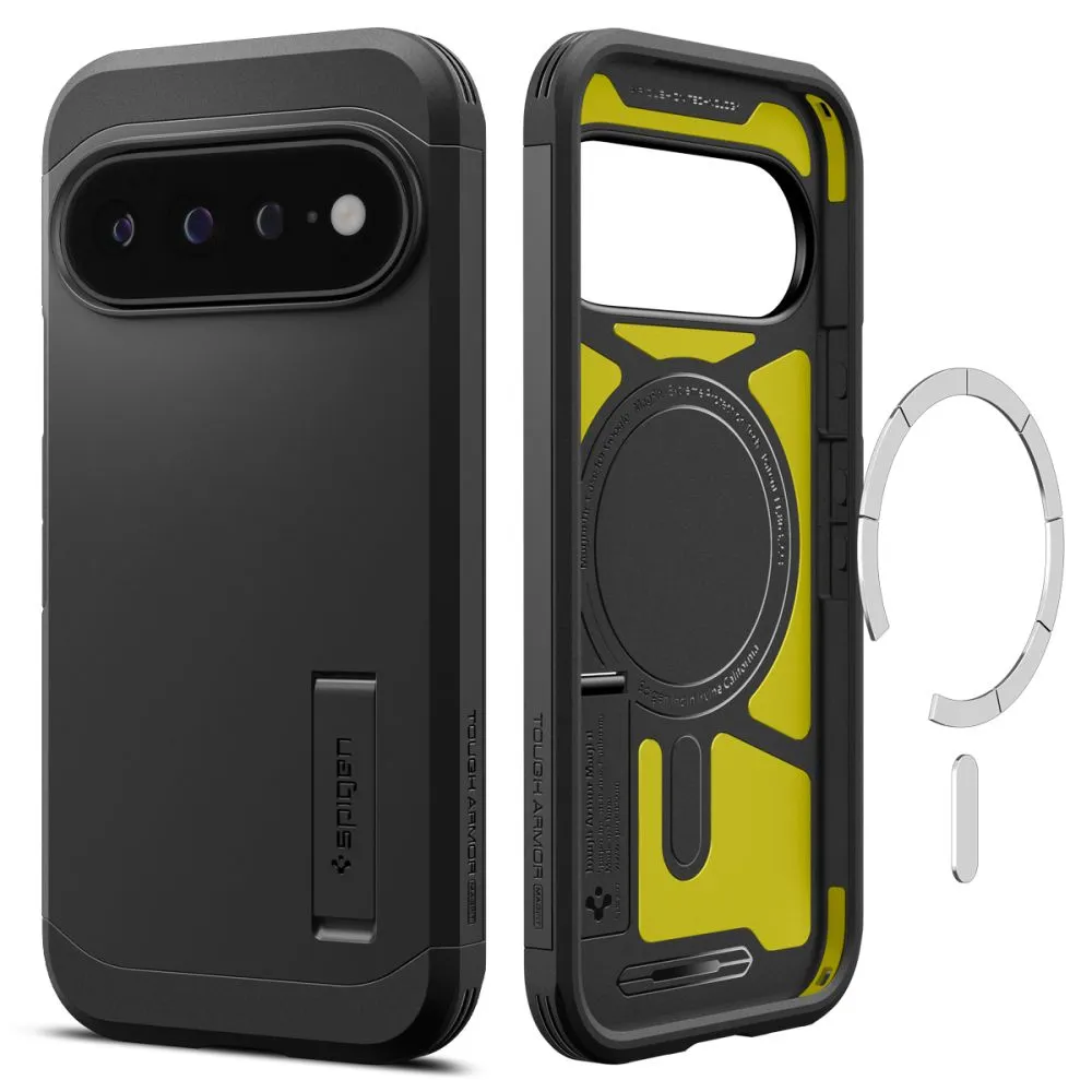 Google Pixel 11 Pro XL Telefoni kaaned must SPIGEN TOUGH ARMOR MAG MAGSAFE